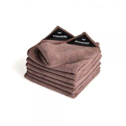 Vaatdoekenset aubergine Mauve Klud