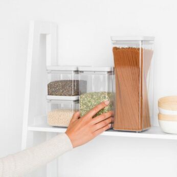 Voorraadbus Tasty 2.5 ltr Light Grey Brabantia - Afbeelding 3