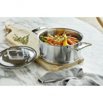 Kookpan 22cm Silver-7 Demeyere - Afbeelding 4