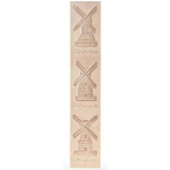 Speculaasplank 3 molens 47x9cm